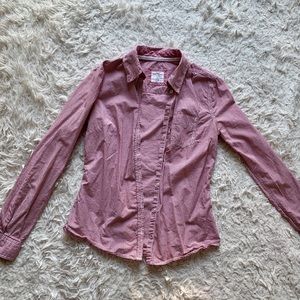 Red Gingham button up shirt